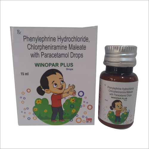 15 ml Phenylephrine Hydrochloride Chlorpheniramine Maleate with Paracetamol Drops