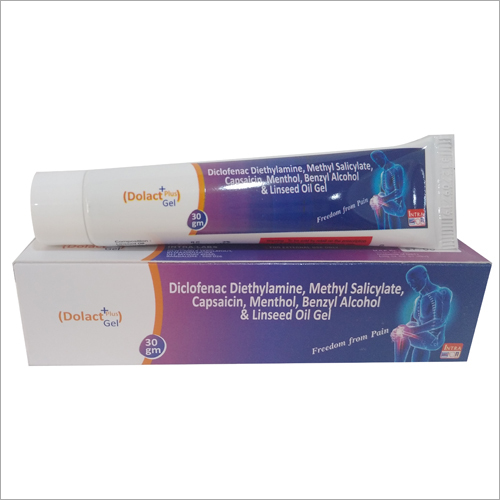 30 Gm Diclofenac Diethylamine Methyl Salicylate Capsaicin Menthol Benzyl Alcohol And Linseed Oil Gel