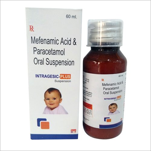 60 ml Mefenamic Acid and Paracetamol Oral Suspension
