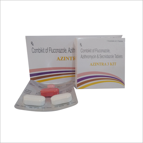 Combikit Of Fluconazole Azithromycin And Secnidazole Tablets By INTRA LABS