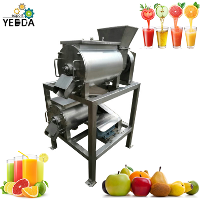 Double Channel Fruit Pulping Machine