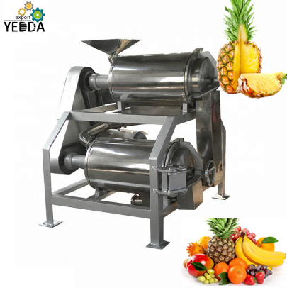 Double Channel Fruit Pulping Machine