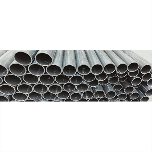 160 MM PE 100 PN 6 HDPE Pipe - 6 Meter Length, 8 mm Thickness, Black Color | 20 kg Weight, 3-Year Warranty, Round Shape