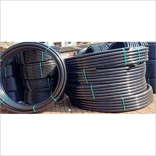 75 MM PE 100 PN 10 HDPE Pipe - Black Round Oil Pipe, 75 Millimeter Thickness | Durable Material, Designed for Oil Transportation