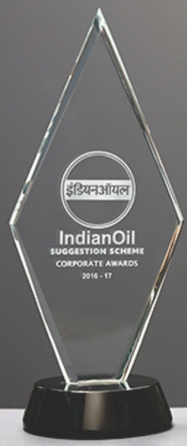 Promotional Printed Attractive Look Glass Trophies For Award Ceremony