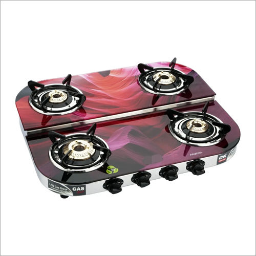 Glass Top LPG 4 Burner Gas Stove