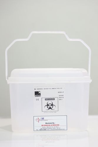 Transparent Medical Waste Sharp Container