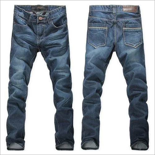 Mens Denim Jeans - Blue Denim, Washable Material | Suitable for Rainy, Spring, Summer, and Winter Seasons