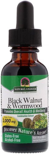 Natures Answer Black Walnut And Wormwood Complex Alcohol Free Extract Efficacy: Promote Healthy & Growth