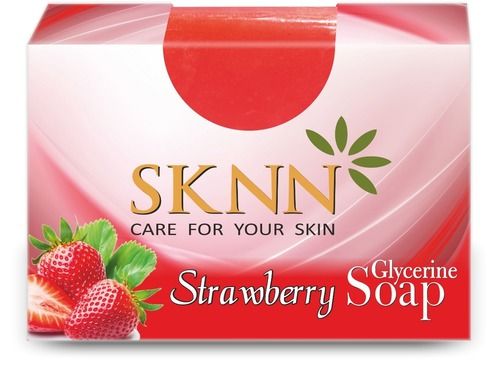 Red Strawberry Glycerine Soap