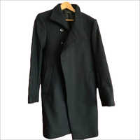 Ladies Used Long Cardigan - Full Size | Black, Plain Pattern, For Women, Daily Comfort Wear With Versatile Style