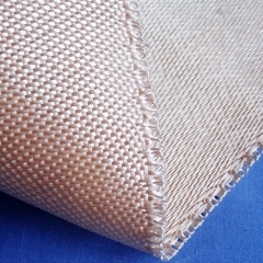 0.8mm thickness HT800 Heat treated (Caramelized) fiberglass fabric