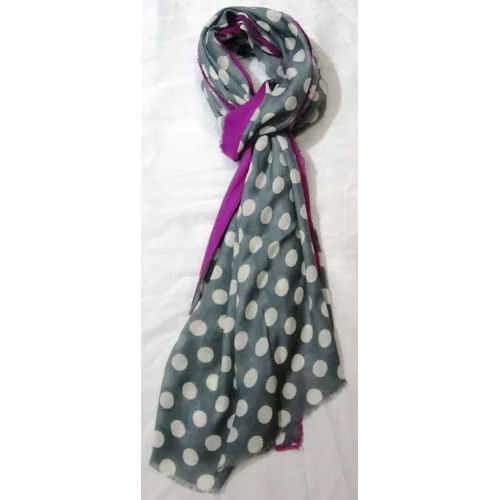 Rayon Polka Dot Printed Scarves