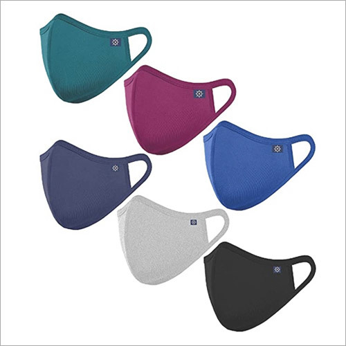Plain Face Mask - Cotton Blend, Unisex Design | Available in Various Colors, Ideal for Protection Against Germs and Pollution During Outdoor and Household Activities