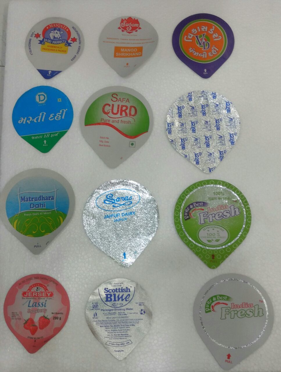 Dahi Cup Foil Lid, Curd Cup Foil Lid