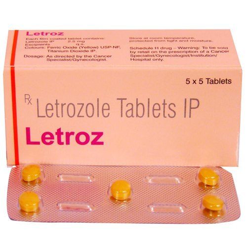 Letrozole Tablet - 2.5 mg, Effective Treatment for Postmenopausal Breast Cancer