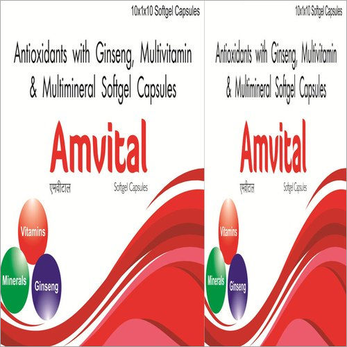 Antioxidants With Ginseng Multivitamin And Multimineral Capsules General Medicines