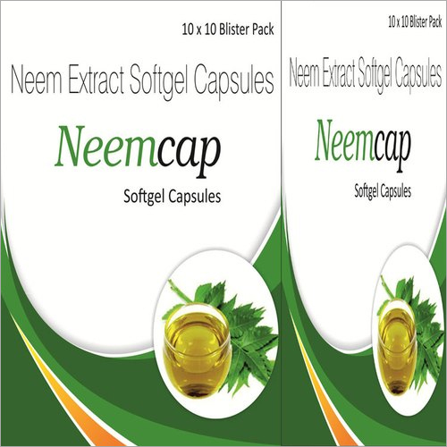 Neem Extract Softgel Capsules