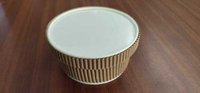 180ml Paper Ripple container with lid