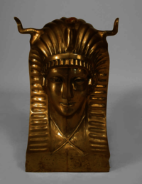 Egyptian Pharaoh Glass Table