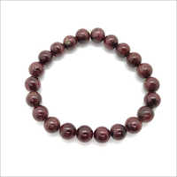 Garnet Bracelet - Garnet Material, 8-10mm Bead Diameter, 7-8 Inches Length, Dark Red Color | Daily Wear, Manifestation, Energy Boost, Love Symbol, Self-confidence