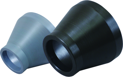 Black & Gray Pp / Hdpe Pipe Reducer