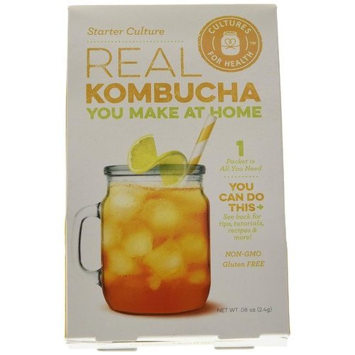 Cultures For Health Real Kombucha Starter Culture - 2.4G 1 Packet Powder Efficacy: Promote Healthy & Growth