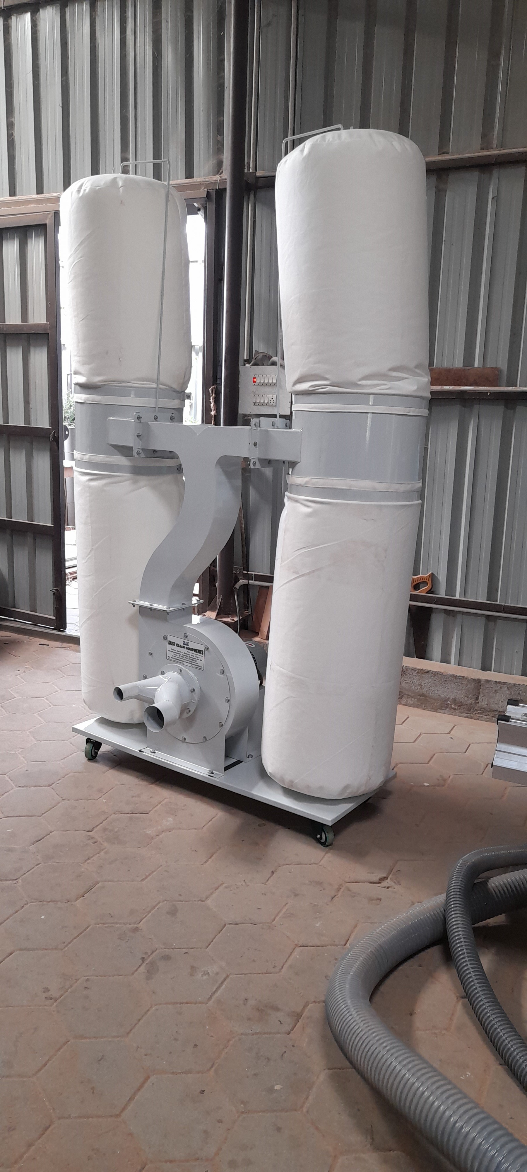 Double Pair Bag Wood Dust Collector