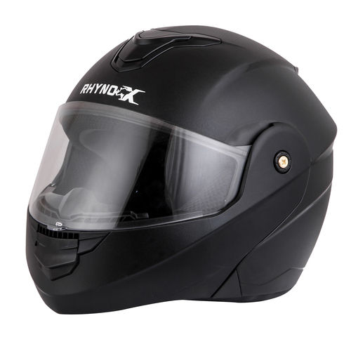 Black Rhynox Full Face Bike Helmet