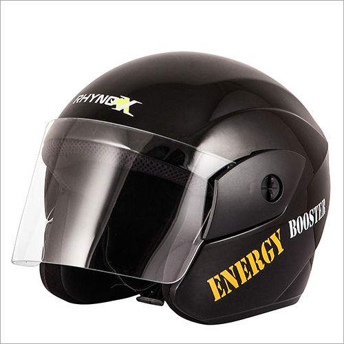 Black Half Face Bike Helmet