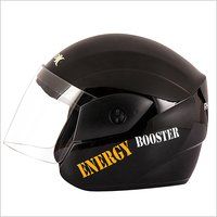 Black Half Face Bike Helmet