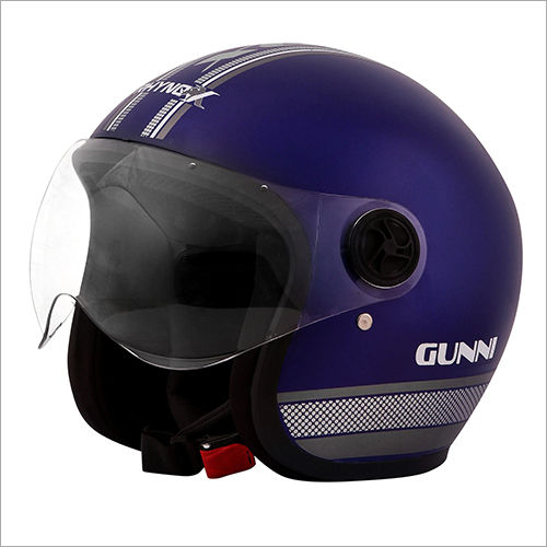 Gunni Navy Blue Half Face Bike Helmet