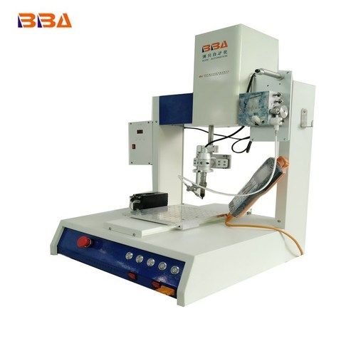 Silver High Speed Automatic Soldering Machine With Rotary Head For Pcb Welding Robot Machine