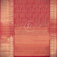 Latest Desiger Red Colour Kanchipuram Silk Saree