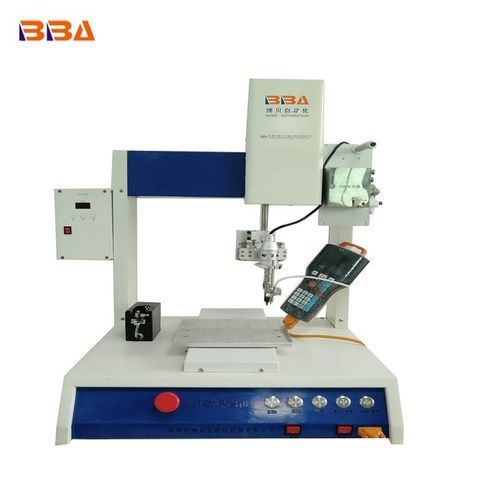 Silver Fully Automatic Pcb Desktop Soldering Robot For Led Strips High Speed