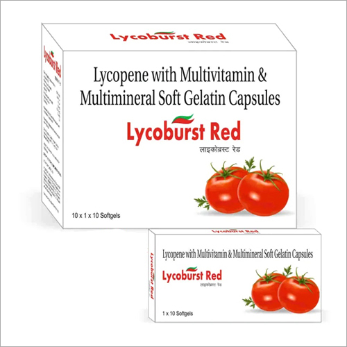 Lycopene With Multivitamin And Multimineral Softgelatin Capsules