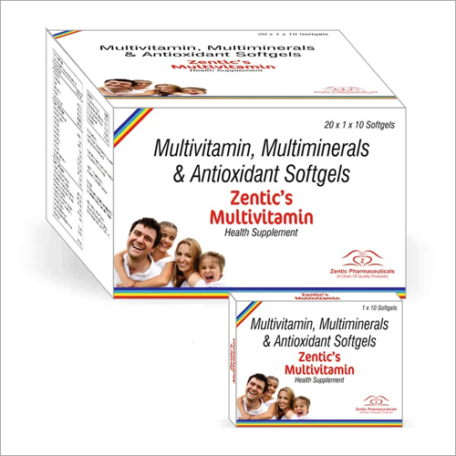 Multivitamin Multiminerals And Antioxidant Softgel Capsules