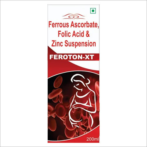 Ferrous Ascorbate Folic Acid And Zinc Syrup