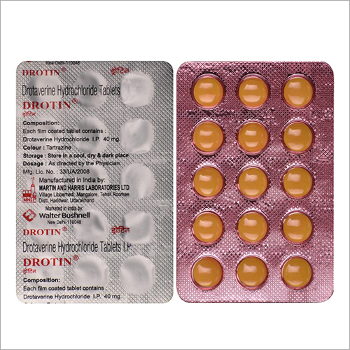 Drotaverine HCL Tablets