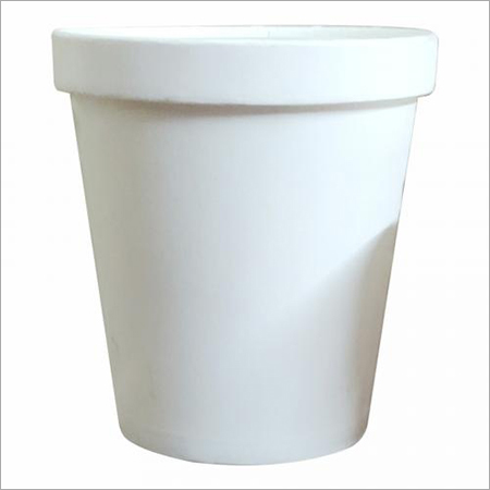 WHITE PAPER CONTAINER WITH PAPER LID 750ML- ( 26 OZ )