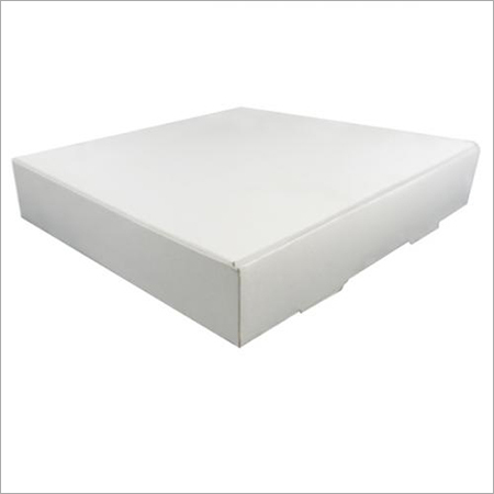 PIZZA BOX WHITE PAPER SIZE - 10X10X1.5OPEN TOP