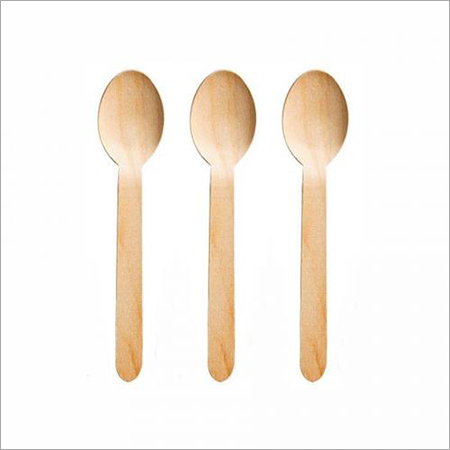 WOODEN SPOON 140MM, DISPOSABLE, ( pack of 100pcs )