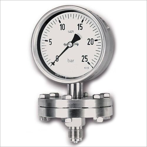 SS Pressure Gauge - Stainless Steel, Different Sizes Available | High Accuracy Measurement for Gas, Oil, Steam, Water with Vibration Dampening Liquid