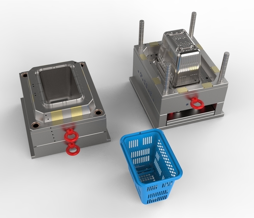 Plastic Bathroom Basket Mould Cavity: 1 Cavity