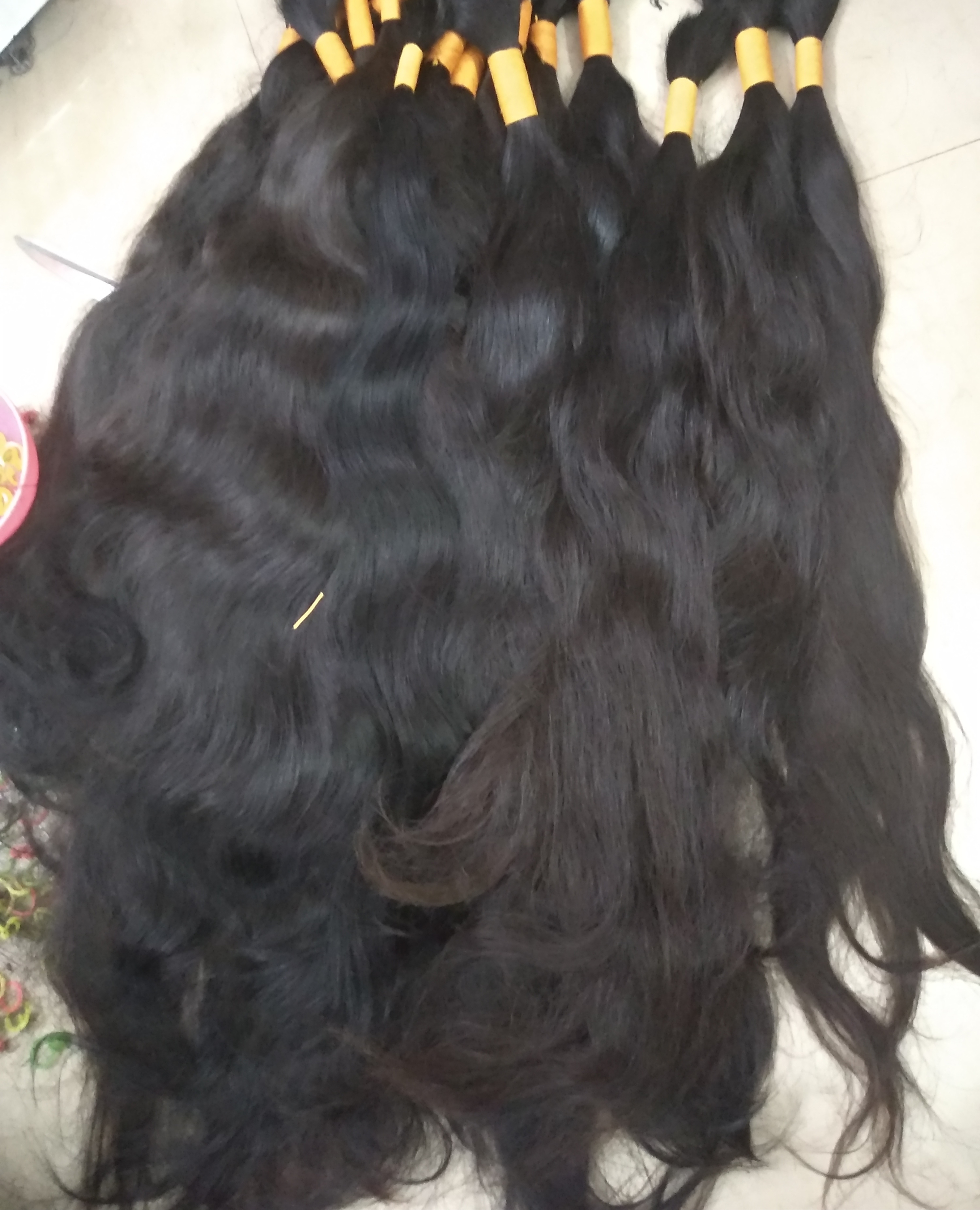VIRGIN SINGLE DRAWN HUMAN HAIR EXTENSIONS
