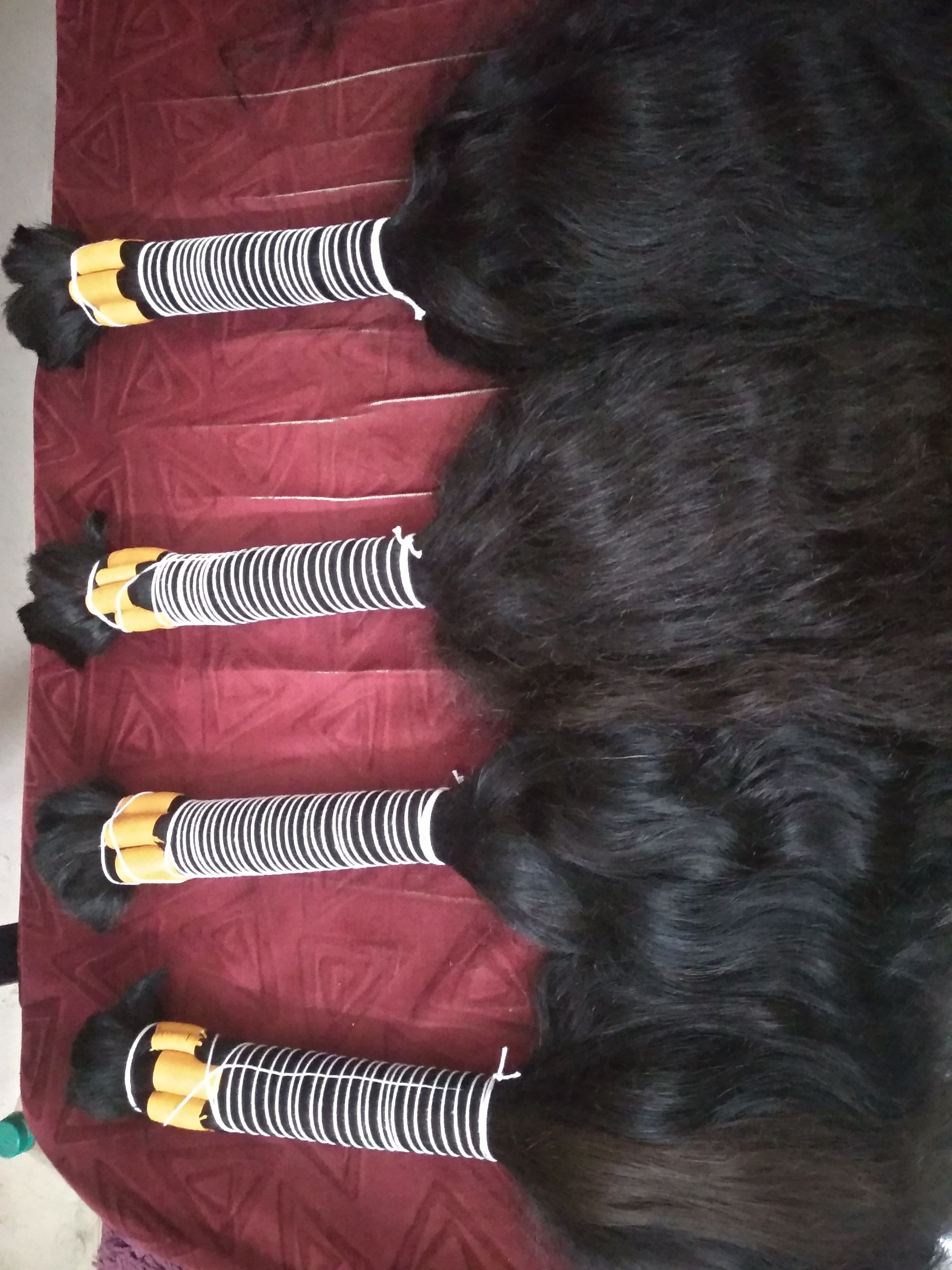 VIRGIN SINGLE DRAWN HUMAN HAIR EXTENSIONS