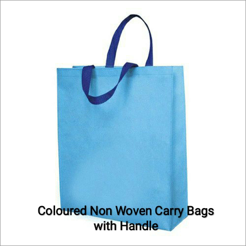 Coloured Non Woven Carry Bags With Handle