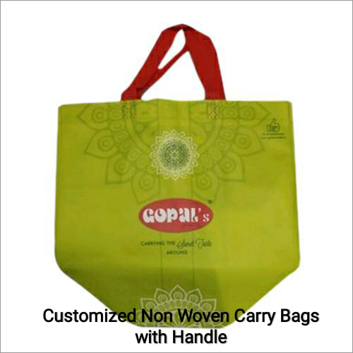Customized Non Woven Carry Bags With Handle