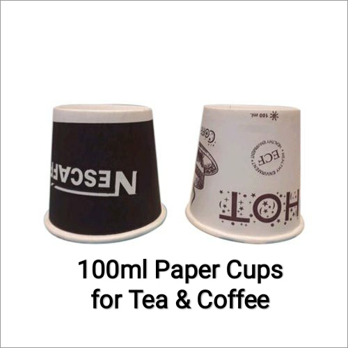 100Ml Paper Cups For Tea & Coffee