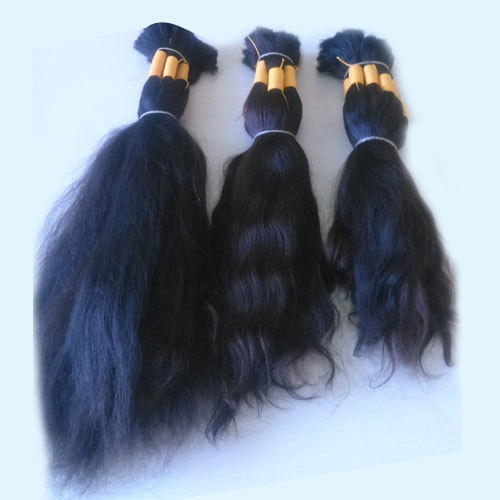 RAW INDIAN BULK HAIR 100% NATURAL AND UNPROCESSED GREAT QUALITY